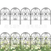 Cerca Decorativa de Ferro Forjado para Exterior Cerca de Jardim Cerca Espiral Cerca para Cães de Gramado e Pátio Barreira de Encaixe