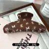Presilha de Cabelo Borboleta Cor de Café em Acetato Imitação para Mulheres, Novo Acessório de Cabelo Estilo Chinês, Tendência Quente 2025