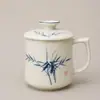 Taza de Oficina Flor de Loto Enrollable para Uso en Casa, Separación de Té y Agua, Taza de Té Kung Fu Personal con Tapa, Estilo Oficina Vintage
