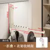Colgador detrás de la puerta gancho grueso para puerta perchero sin clavos para abrigos ropa toalla pared sin rastro almacenamiento invisible gancho para sombreros y abrigos