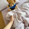 Conjunto de Quatro Peças de Gaze Aeróbica Dupla Camada 100% Algodão Grau A Materno e Infantil Cobertor de Gaze de Algodão Puro Lençol de Cama Conjunto de Três Peças para Dormitório Estudantil