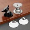Tope de puerta de silicona anticolisión con succión corta sin perforaciones para el hogar, magnético fuerte, silencioso, táctil, para puerta de baño, mini succión de pared