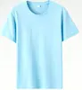 Camiseta de Algodón Puro Unisex de Manga Corta Color Liso Transfronteriza de Comercio Exterior Camiseta de Verano Holgada Talla Grande para Mujer