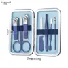 Set de Cortauñas Acero Inoxidable Hogareño Pedicura Cortauñas Herramientas de Manicura Cortauñas Set de 18 Piezas