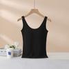 Nuevo Estilo Primavera y Verano Chaleco Transpirable sin Sujetador con Push-Up y Almohadillas en el Pecho para Mujer, Se Puede Usar por Fuera