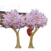 Personalizado fibra de vidro reforçada plástico plástico simulação cerejeira flor árvore bonita Chen decorativa Paisagem Modelagem árvore Ano Novo envelope vermelho festiva flor de pêssego