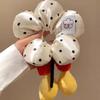 2026 Nuevo Modelo Mickey Flor Puntos Lindo Peluche Bollo Princesa Goma para el Cabello Accesorio para el Cabello