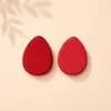 Esponja de Polvo para Dedos Mini Forma de Gota de Agua de Fábrica Personalizable Ultra Suave Doble Uso Seco y Húmedo Base Corrector Esponja para Punta de Dedo Venta al por Mayor