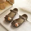 Pantuflas de Verano para Niñas con Malla Calada 2026 Nuevas Elegantes Versátiles de Punta Cerrada Zapatos de Playa Antideslizantes Resistentes al Desgaste Transpirables