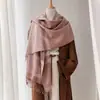 Xale com Franjas Direto da Fábrica Versátil Elegante Peça Externa Fashionável Saturno Outono/Inverno Quente Retrô Falso Caxemira