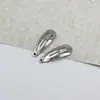3CM-7CM clipe BB oval quadrado aço inoxidável fecho tipo gota de água clipe lateral material para grampo de cabelo DIY base para acessório de cabelo