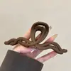 Pinza Triangular para el Cabello de Tela Estilo Coreano, Pasador Dulce y Elegante, Pinza de Tiburón, Lujo Ligero, Sensación de Alta Gama, Accesorio Versátil para el Cabello para Mujeres
