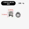 Zhengrun Herrajes Muebles En Stock Conector Invisible Tres en Uno Rueda Excéntrica Cerradura Engrosada para Armario Gabinete