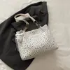 2026 Bolso de Hombro Único Versátil Simple para Mujer con Estampado, Bolso de Mano Lindo