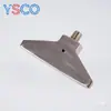 Bico de Soprador Alargado de Plástico com Aço Inoxidável 1/4 com 48 Furos, Bico de Limpeza Tipo Pente 110mm, Bico de Jato em Forma de Leque Universal