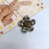 Outono e Inverno Xadrez Novo Estilo Floral Tridimensional Acolchoado Gravata Borboleta DIY Acessórios para Cabelo Sapatos Meias Acessórios para Mala Acessórios para Roupas