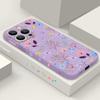 Patrón Floral Pequeño Adecuado para Funda de Teléfono Móvil Iphone17 16Promax Patrón Lateral Apple 15 Cubierta Protectora Anticaídas