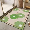 2026 Tejido de Tecnología Fresca Alfombra Suave para Piso Alfombra Baño Tocador Entrada Absorbente de Agua Antideslizante Felpudo