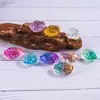 Adornos de Carcasa de Tortuga de Cristal Amarillo al por Mayor de Fábrica, Ricamente Decorados con Vidrio de Colores, un Símbolo de Riqueza y Prosperidad
