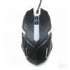 Em estoque, atacado direto da fábrica, mouse luminoso com fio, USB para computador e laptop, adequado para escritório e jogos, acessível e universal