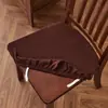 Fundas para cojín de silla TEMU transfronterizas, aptas para todas las estaciones, engrosadas, con correas antideslizantes, para sillas de comedor y taburetes del hogar, al por mayor