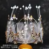 Decoração de Bolo Assado Celebridade da Internet Pena Lua Barco Mesa de Sobremesas Decoração de Bolo Coroa de Borboleta Pena de Aniversário