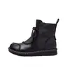 Botines Planos de Estilo Étnico Retro Otoño/Invierno para Mujer 2026 Nueva Moda Suela Suave Versátiles Cómodos Punta Redonda Botas para Madre