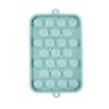 Molde de silicone para cubos de gelo de 25 furos, molde de cubo de gelo redondo, fácil de desenformar, doméstico, bola de gelo redonda, silicone, hóquei no gelo