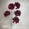 Flores de Tela Artificiales de Hortensia Mini Caramelo de 5 Cabezas para Arreglos de Piso, Decoraciones de Techo, Decoración de Bodas, Arreglos Florales de Exterior y Flores Artificiales