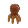 Peine Masajeador de Pulpo, Peine Meridian de Pulpo, Masajeador del Cuero Cabelludo, Terapia de Puntos de Acupuntura de la Cabeza, Peine Meridian, Masaje Gua Sha