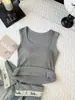 8903 personas algodón interior cepillado chaleco mujer otoño e invierno empalme bloques de color corte ajustado mostrar delgado con copas sujetador top camisola otoño e invierno