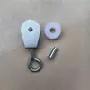 Polea para Invernadero 2.5 Hierro Polea Pequeña Polea de Cable Colgante Tipo Anillo Colgante Polea de Liberación para Invernadero Rueda Colgante Suministro Directo