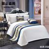 Caminho de Cama de Luxo para Hotéis Cinco Estrelas, Bandeira de Cama para Pensão, Colcha de Cama de Luxo Leve, Toalha Estilo Hotel