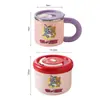 Taza de Dibujos Animados Tom y Jerry Lonchera para Estudiantes y Trabajadores de Oficina Lonchera Portátil Taza de Agua de Acero Inoxidable 304 Transfronterizo