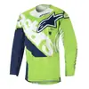 Ropa de Carreras de Motocross Off-Road de Secado Rápido para Verano para Hombres y Mujeres, Ropa de Descenso, Ropa para Montar en Bicicleta de Montaña, Camisetas de Manga Larga