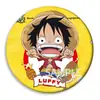 Insignias de Merchandising de One Piece Insignias de Anime de Luffy Zoro Sanji Regalos para Eventos de Convención Amuletos para Bolsas