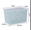 Cesta de almacenamiento hueca de alta calidad, cesta para snacks estilo ins, caja organizadora para ropa interior tipo cortavientos, cesta para almacenamiento de cosméticos, escritorio de cocina