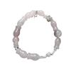Ágata natural, cristal rosa, pequeñas cuentas de pez, joyería hecha a mano, pulsera, collar, accesorios con cuentas, material