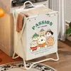 Cesta de Ropa Sucia, Cesta Multifuncional para Guardar Ropa y Juguetes, Cesta de Lavandería para el Hogar, Estante de Almacenamiento de Pie para Balcón