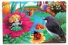 Rompecabezas de madera de 60 piezas para niños, dibujos animados de animales, cuento de hadas, rompecabezas plano, juguete de bloques de construcción educativo para la primera infancia del bebé