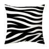 Amazon Decoración suave para el hogar geométrica estampado de leche leopardo cebra felpa corta súper suave funda de cojín al por mayor
