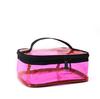Nova Bolsa de Maquiagem Cosméticos Transparente Pvc Transparente Colorida Impermeável Grande e Pequena Viagem Bolsa de Higiene Atacado