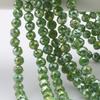 Cuentas Redondas de Flor de 8 mm con Agujero Central, Color Jade Porcelana Vidrio Cristal K9 Ab Sueltas, 64 Facetas para Hacer Correas de Teléfono Cruzadas de Cuentas