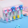 Mini Bolígrafo de 4 Colores Panda Lindo Portátil Gato de Dibujos Animados Bolígrafo de Bola de Cuatro Colores Lindo Bolígrafo de Bola Retráctil de Dibujos Animados