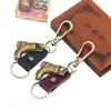 Llavero de Cuero de Bota Vintage, Colgante de Llave de Cuero con Hebilla de Latón Antiguo, Accesorios Unisex al por Mayor