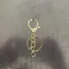 Chaveiro com fecho lagosta, conjunto de fechos lagosta de três peças, conjunto de fechos lagosta de quatro peças, acessórios para chaveiro de corrente de quatro seções atacado