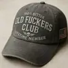Gorra de Béisbol Retro con Estampado Nuevo Club de Viejos Cabrones Transfronteriza de Amazon