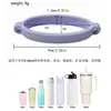 Funda de Silicona para Taza Adecuada para Funda de Taza de Agua Stanley, Cuerda Portátil, Cuerda para Taza de Agua, Tetera, Colgante de Corazón, Accesorios para Taza Térmica