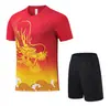 Uniformes Grupales Personalizados para Vacaciones, Camisetas Estampadas, Trajes Deportivos de Manga Corta, Logo Bordado, Pantalones de Manga Corta de Secado Rápido