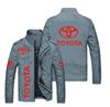 2022 Comercio Exterior para hombre transfronteriza nueva chaqueta con estampado de logo de coche para hombre chaqueta cárdigan con cremallera para deporte y fitness al aire libre